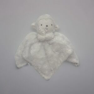 Just One You Carter's Lamb Security Blanket Lovey White Star Satin Trim Plush